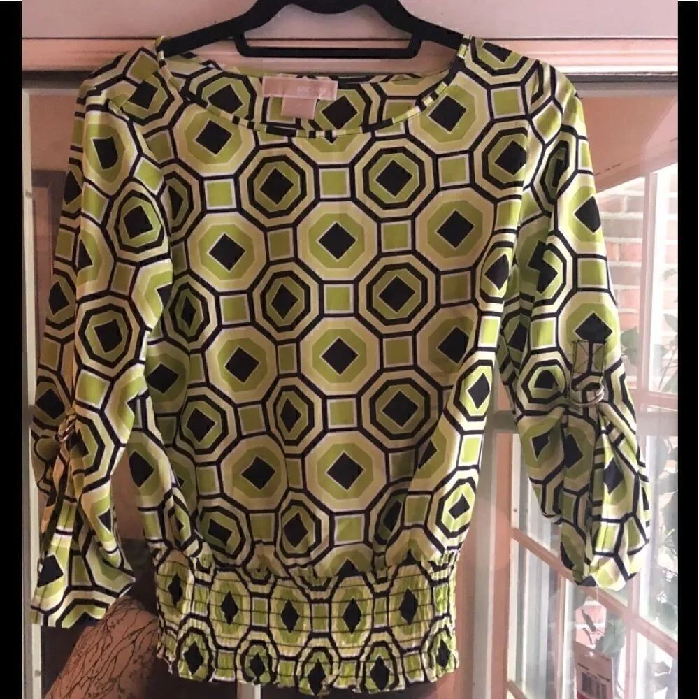 Michael Kors long sleeve blouse .